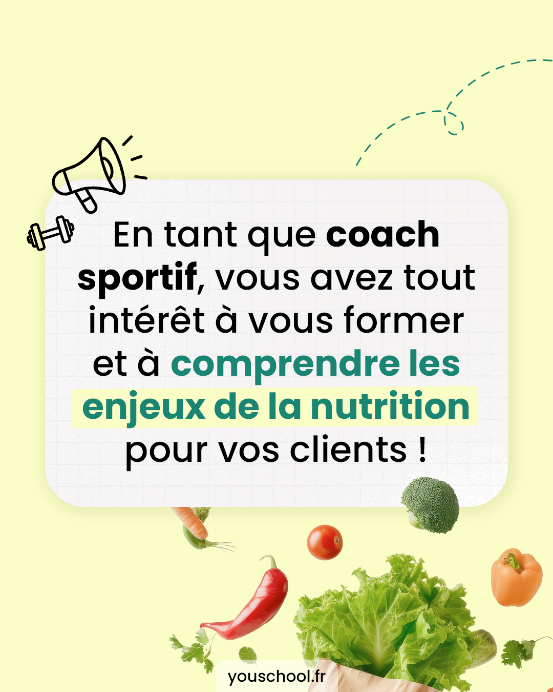 Coach sportif, formez-vous pour comprendre les enjeux de la nutrition