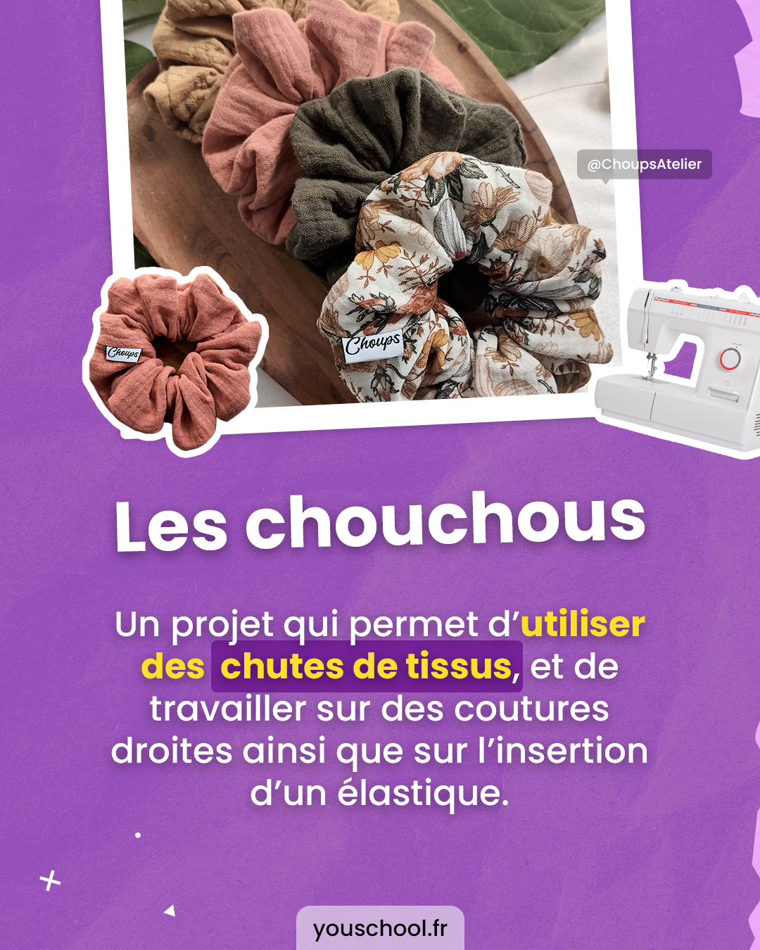 créer des chouchou pour débuter en couture